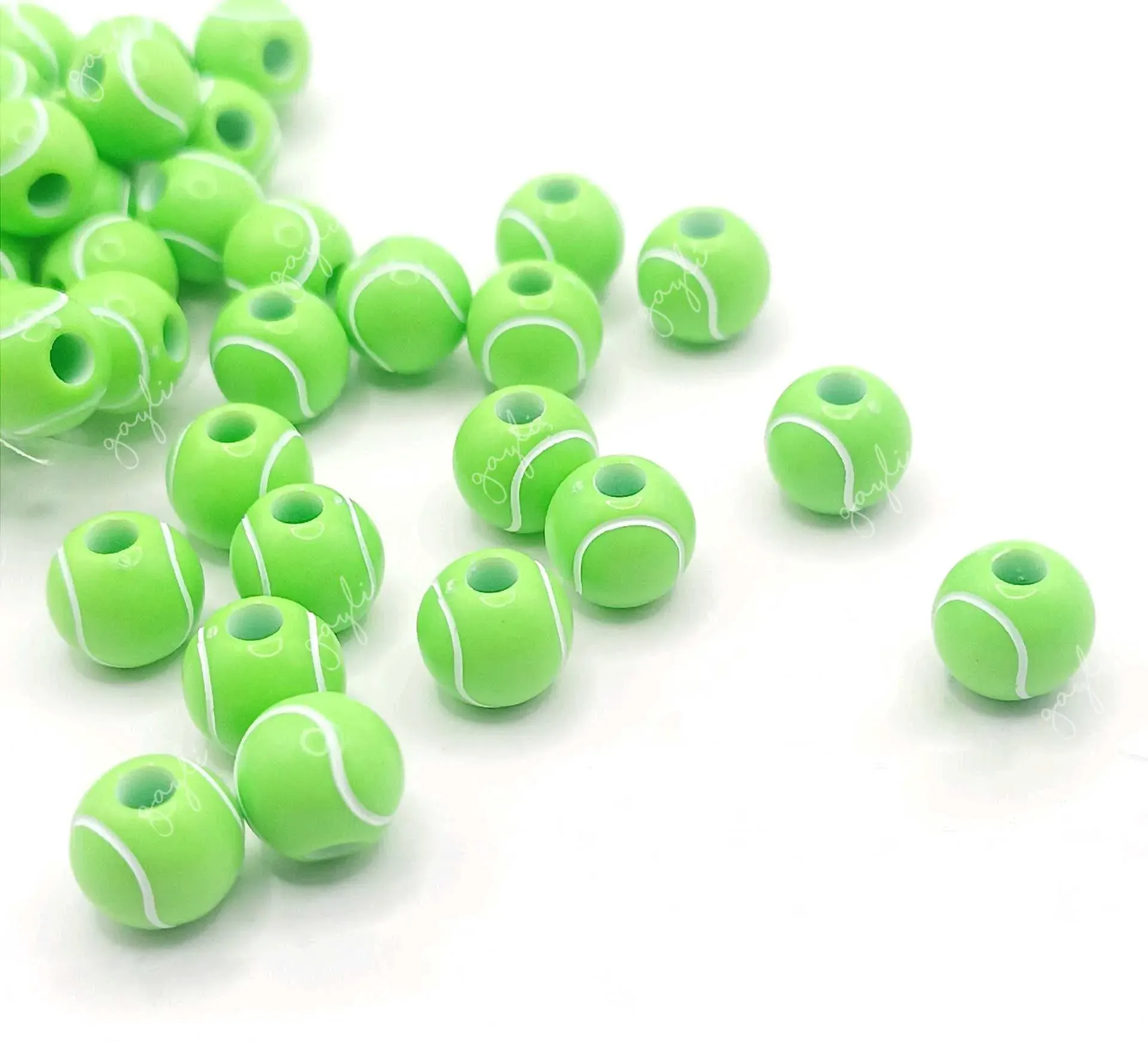 Separador pelota de tenis verde 1cm / 50 unidades